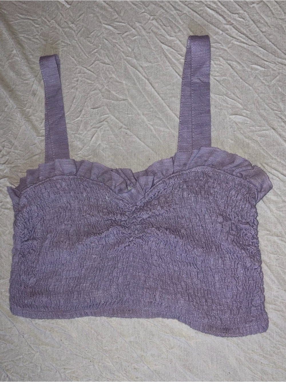 Lavender kimchi blue ruched tank top